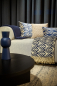 Preview: Hoii Plaid 'Alexandra' 150 x 200 cm Insignia Blue - Blau
